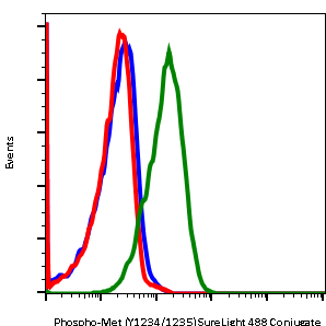 Phospho-MET(Tyr1234/Tyr1235) (6F11) rabbit mAb SureLight488 conjugate Antibody