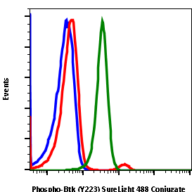 Phospho-Btk (Tyr223) (B4) rabbit mAb SureLight 488 conjugate Antibody